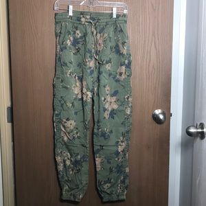 Floral Cargo Jogger by Anthropologie